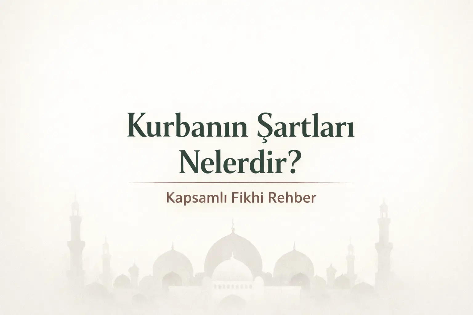 suitable animal characteristics and age limits for qurban under the conditions of qurban